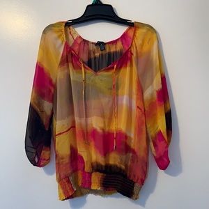 Alfani Shear Womens Top